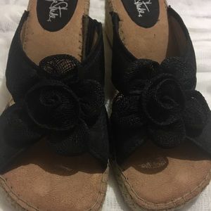*3 for $20* Lifestride wedge espadrilles w/flowers